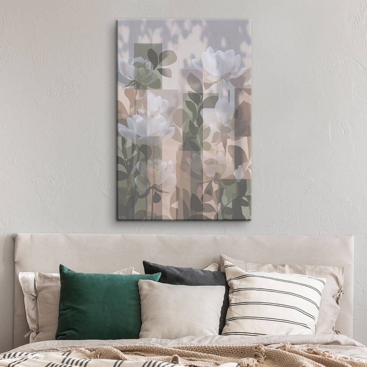 Abstractie met bloemen — interieur 2