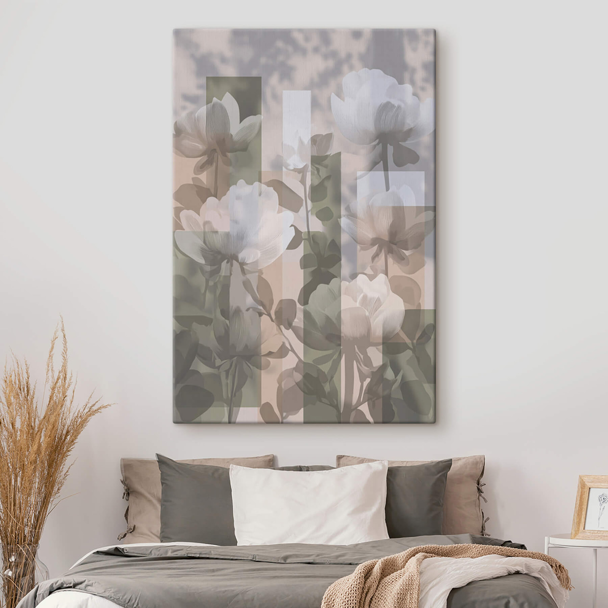 Abstractie met bloemen — interieur 1