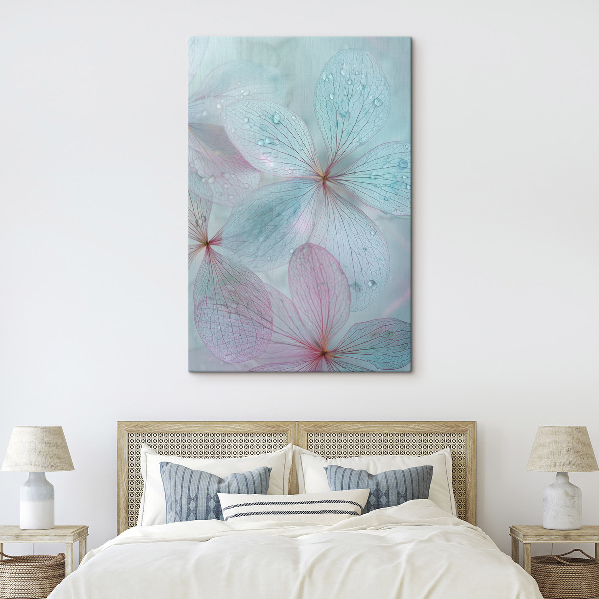 bloemen met nerven onder water — interieur 2
