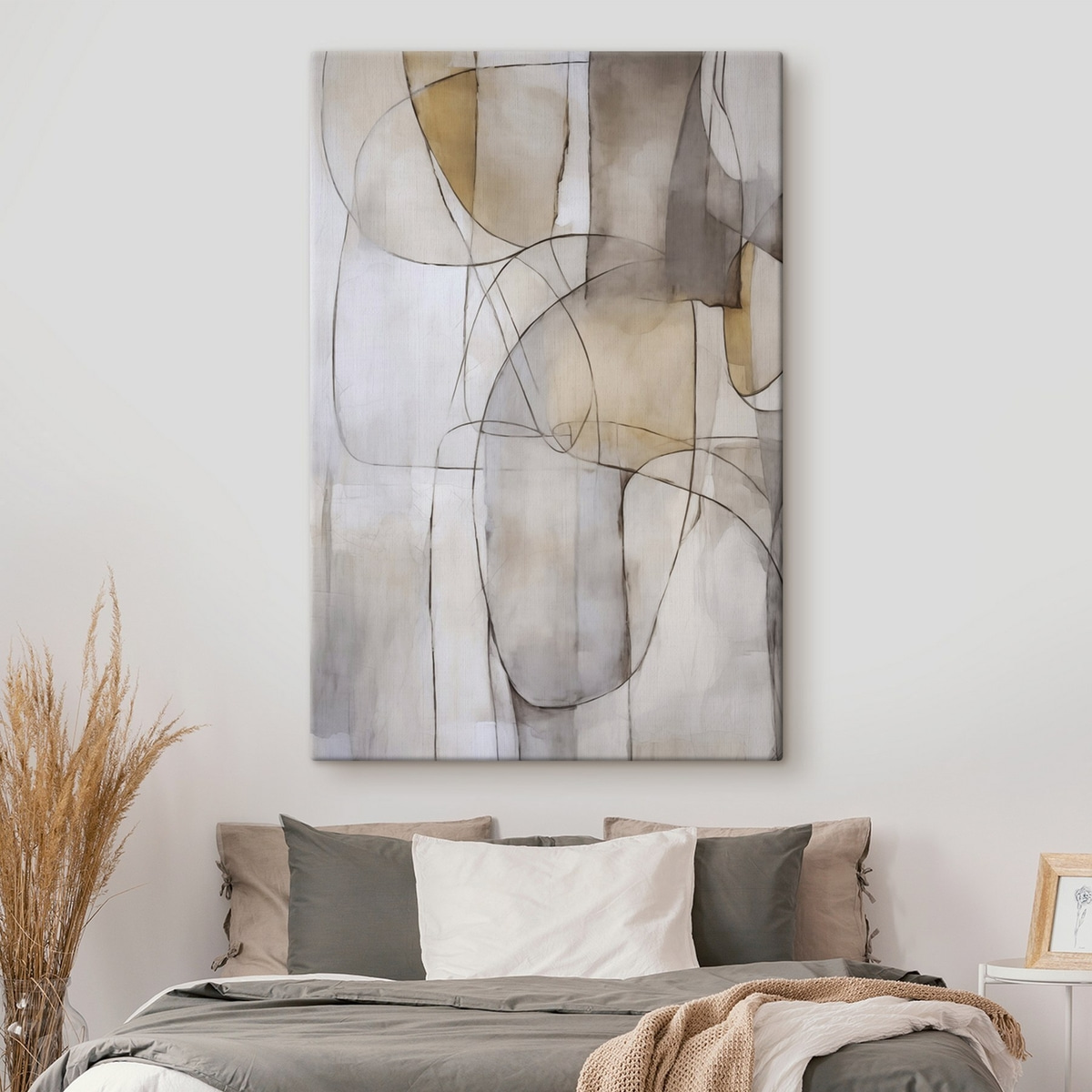 Abstractie imitatie van schilderkunst — interieur 1