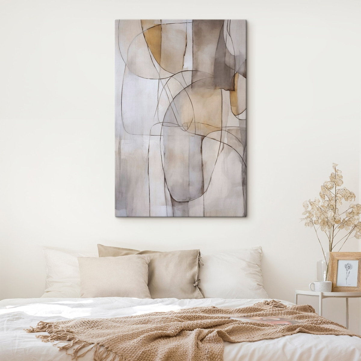 Abstractie imitatie van schilderkunst — interieur 2