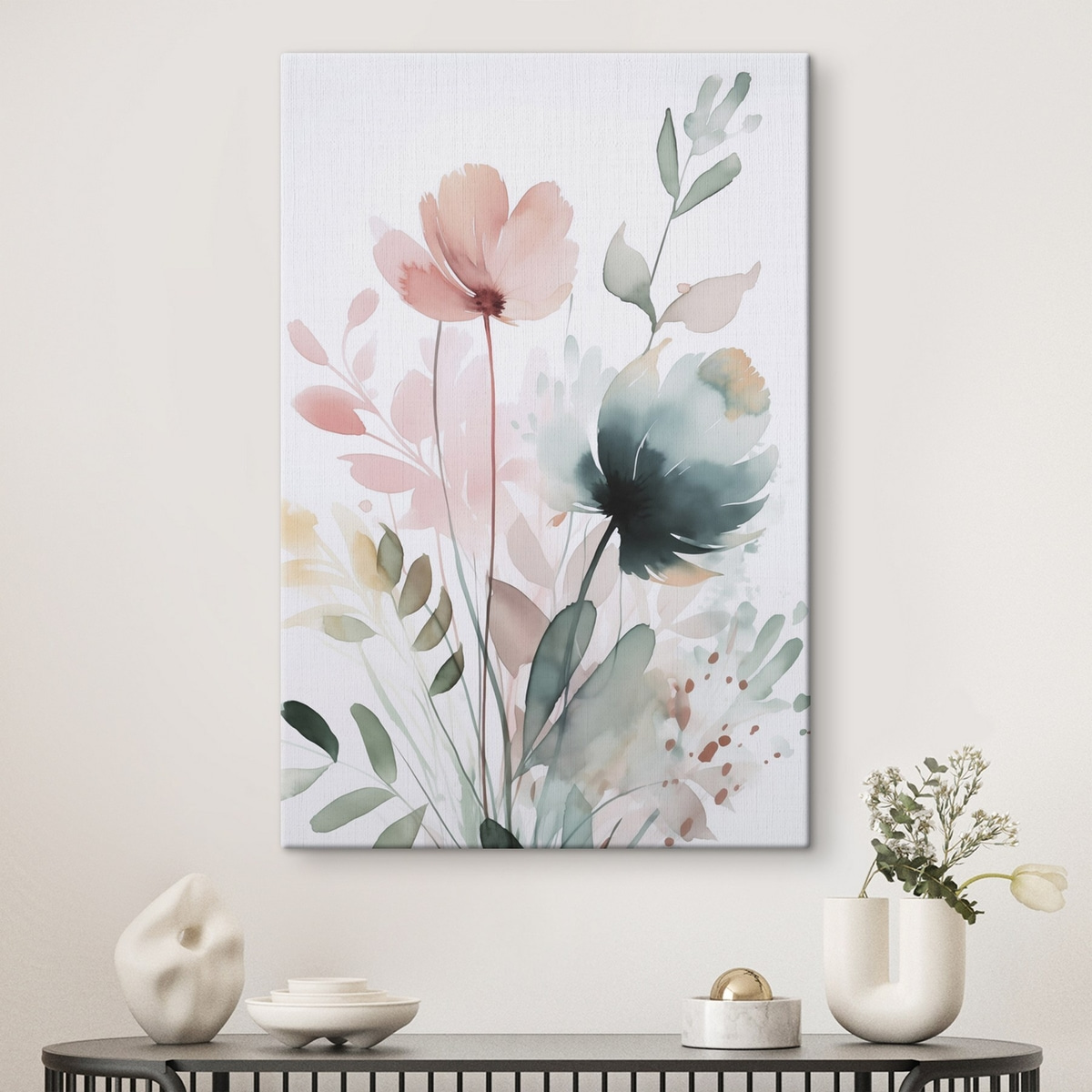Vegetatie-imitatie aquarel — interieur 2