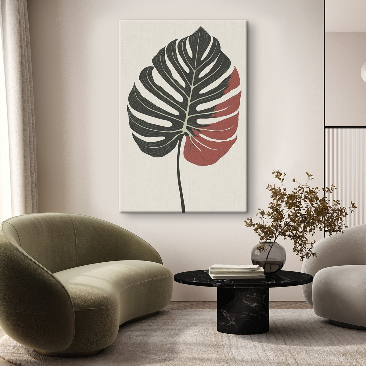 Tropisch blad — interieur 1