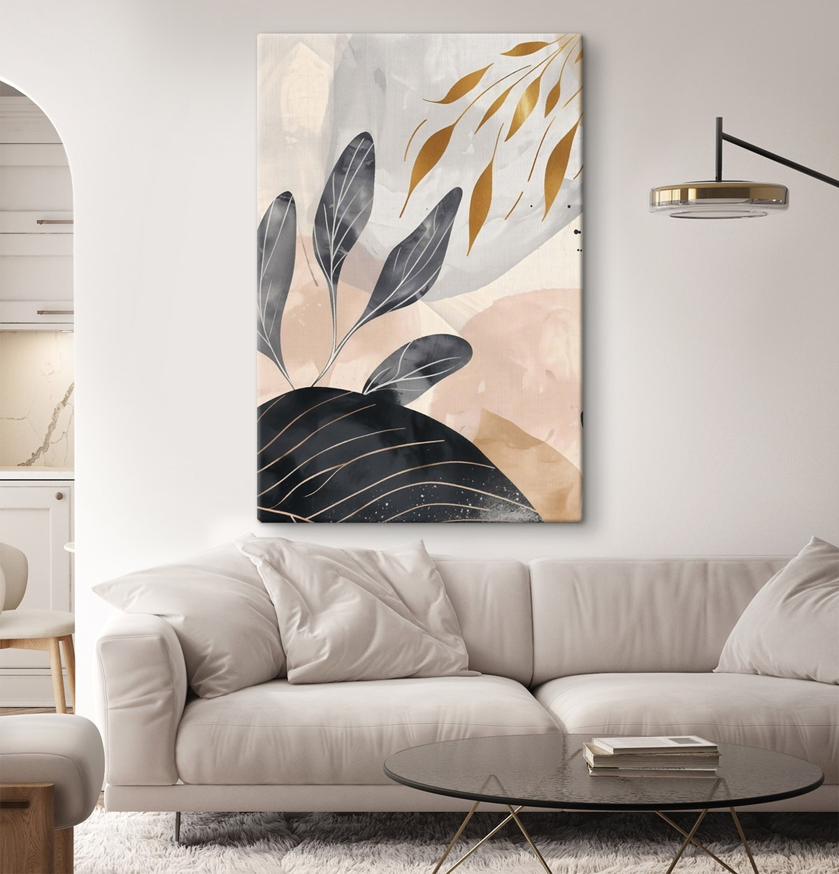 Abstractie van bloemen — interieur 2