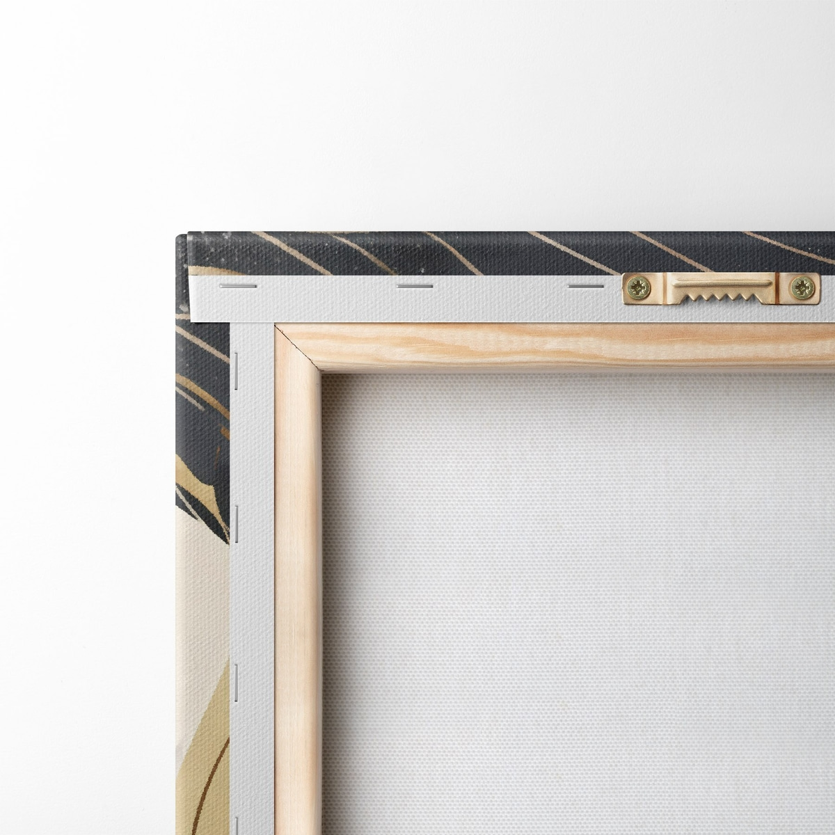 Abstracte takken en bladeren — achterkant