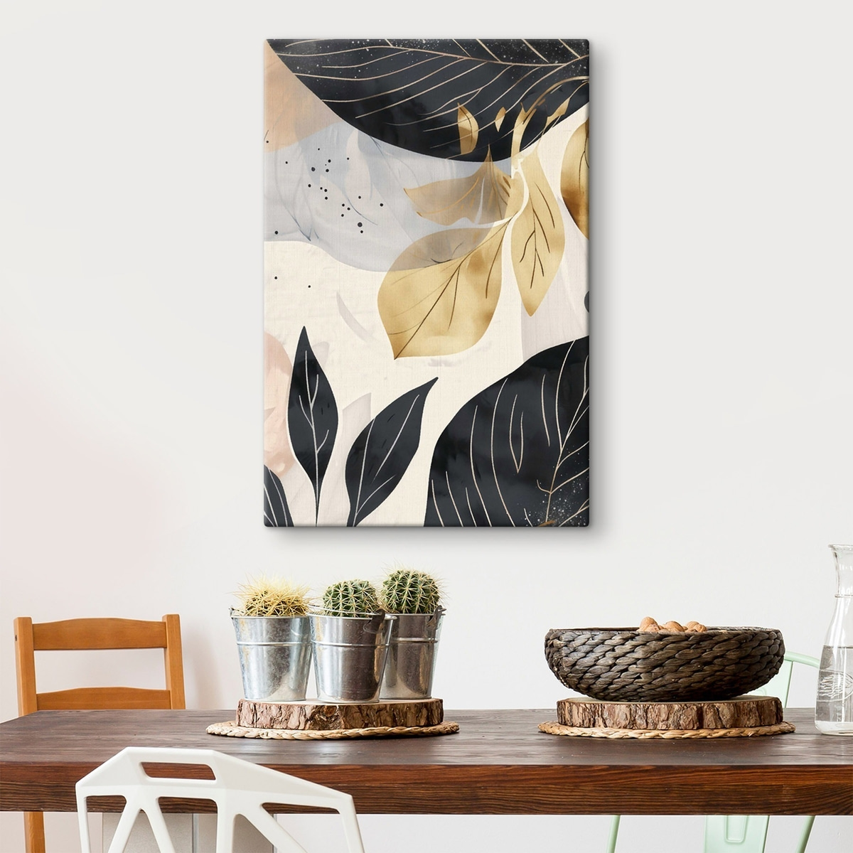 Abstracte takken en bladeren — interieur 1