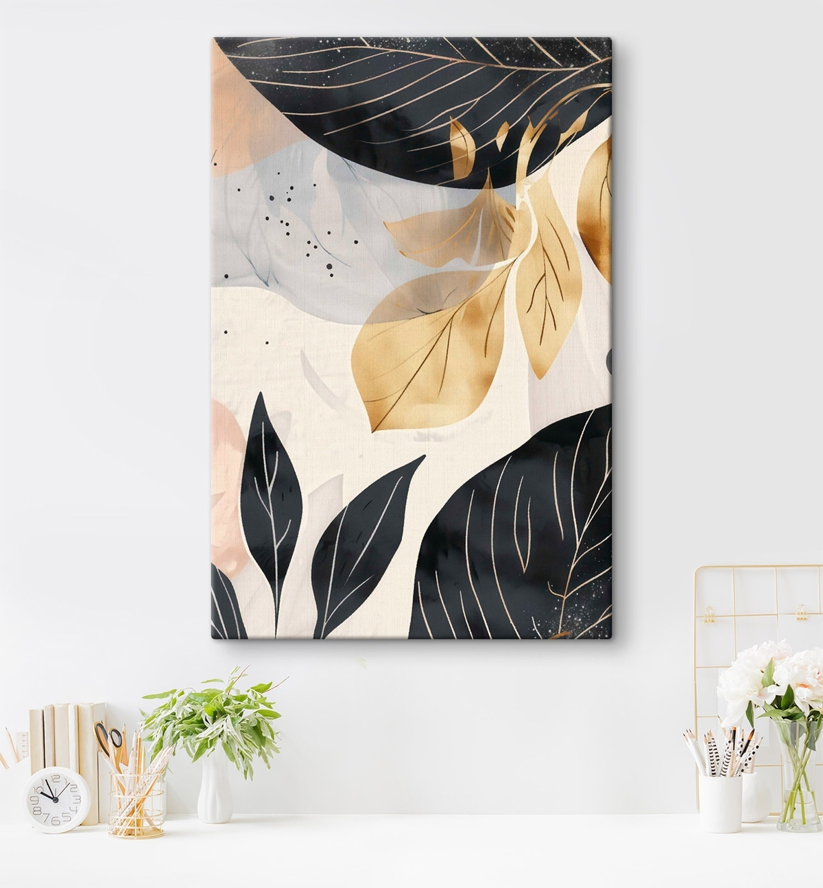 Abstracte takken en bladeren — interieur 2
