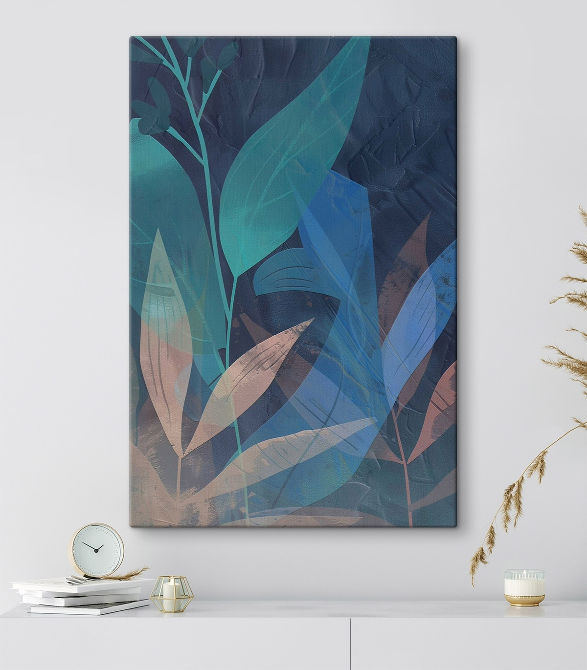 Abstracte takken en bladeren — interieur 1