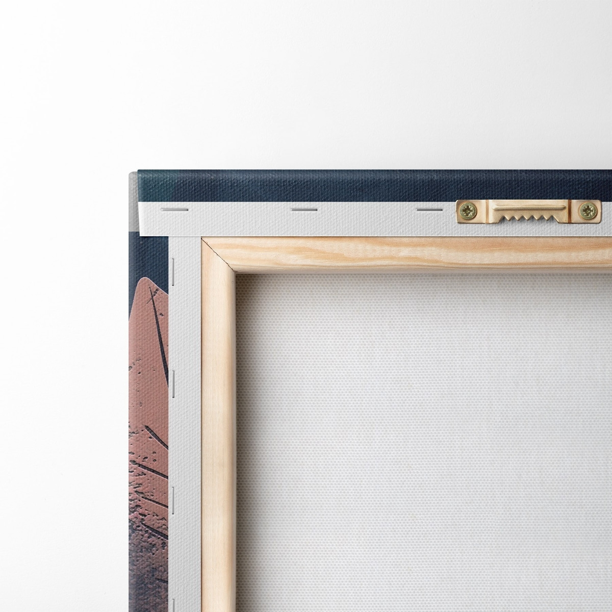 Takken en bladeren, abstractie — achterkant