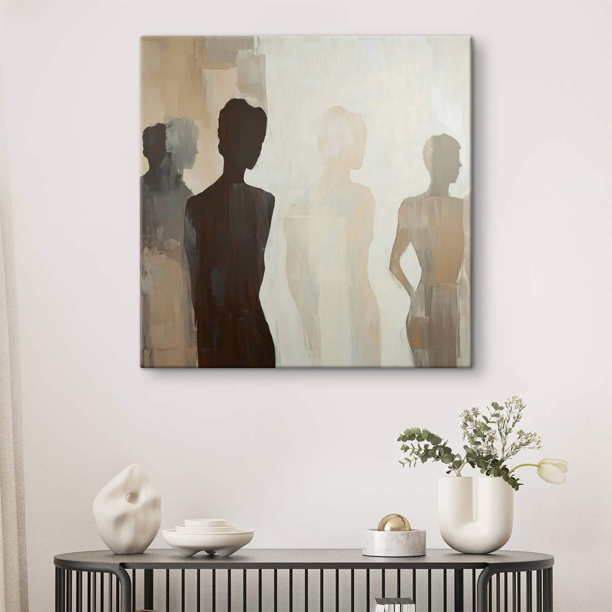 Abstracte silhouetten — interieur 1