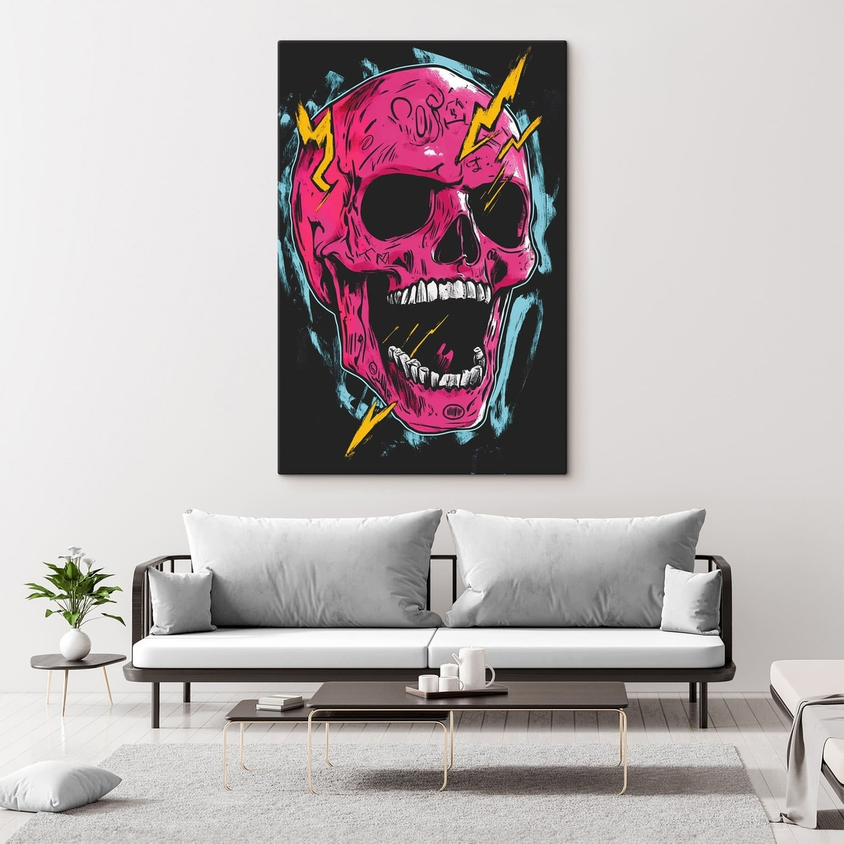 Abstracte schedel — interieur 2