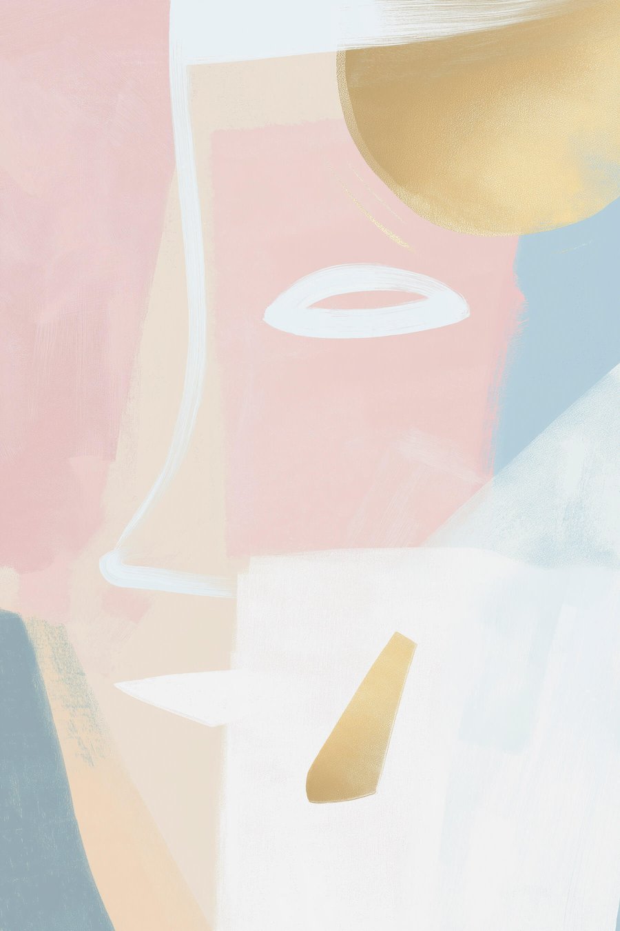 Abstract gezicht — volledig ontwerp