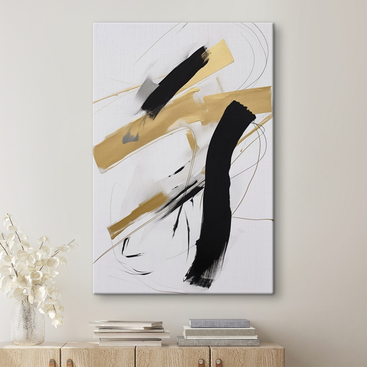 Chaotische abstracte compositie — interieur 2