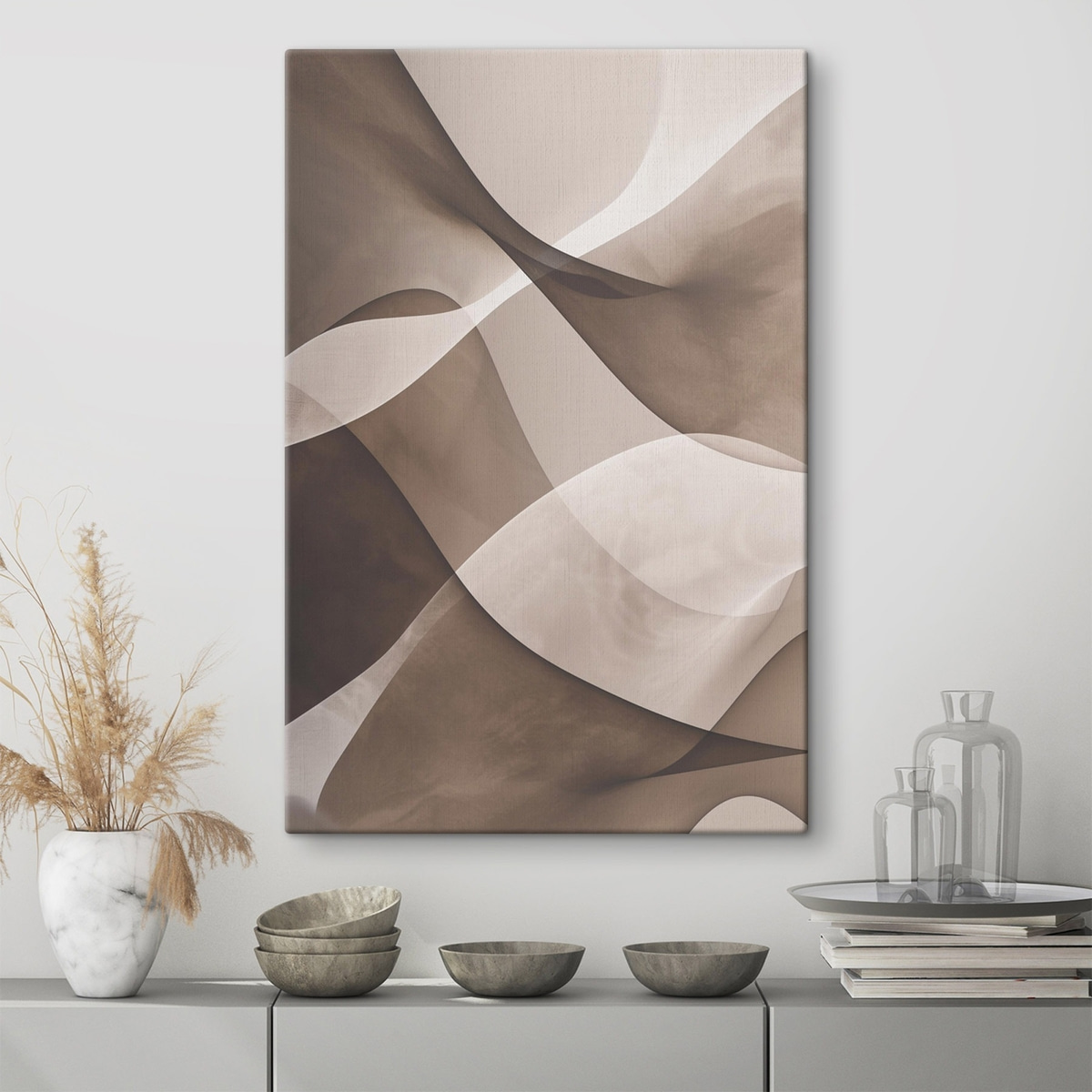 Delicaat doorschijnend abstract — interieur 1