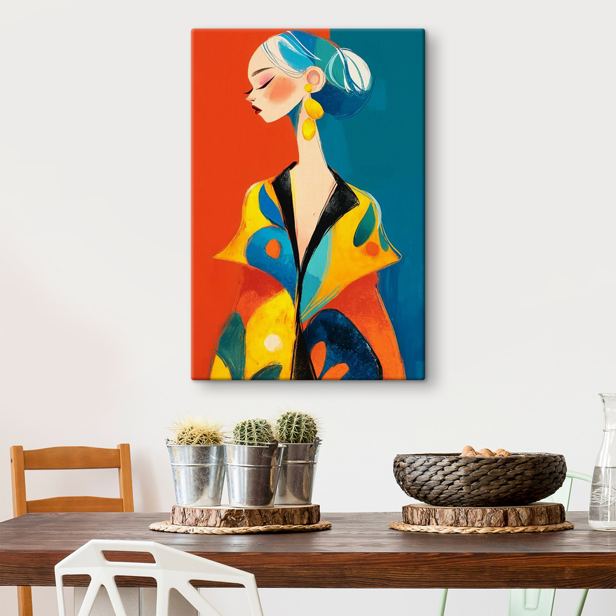 Vrouwelijk portret — interieur 2