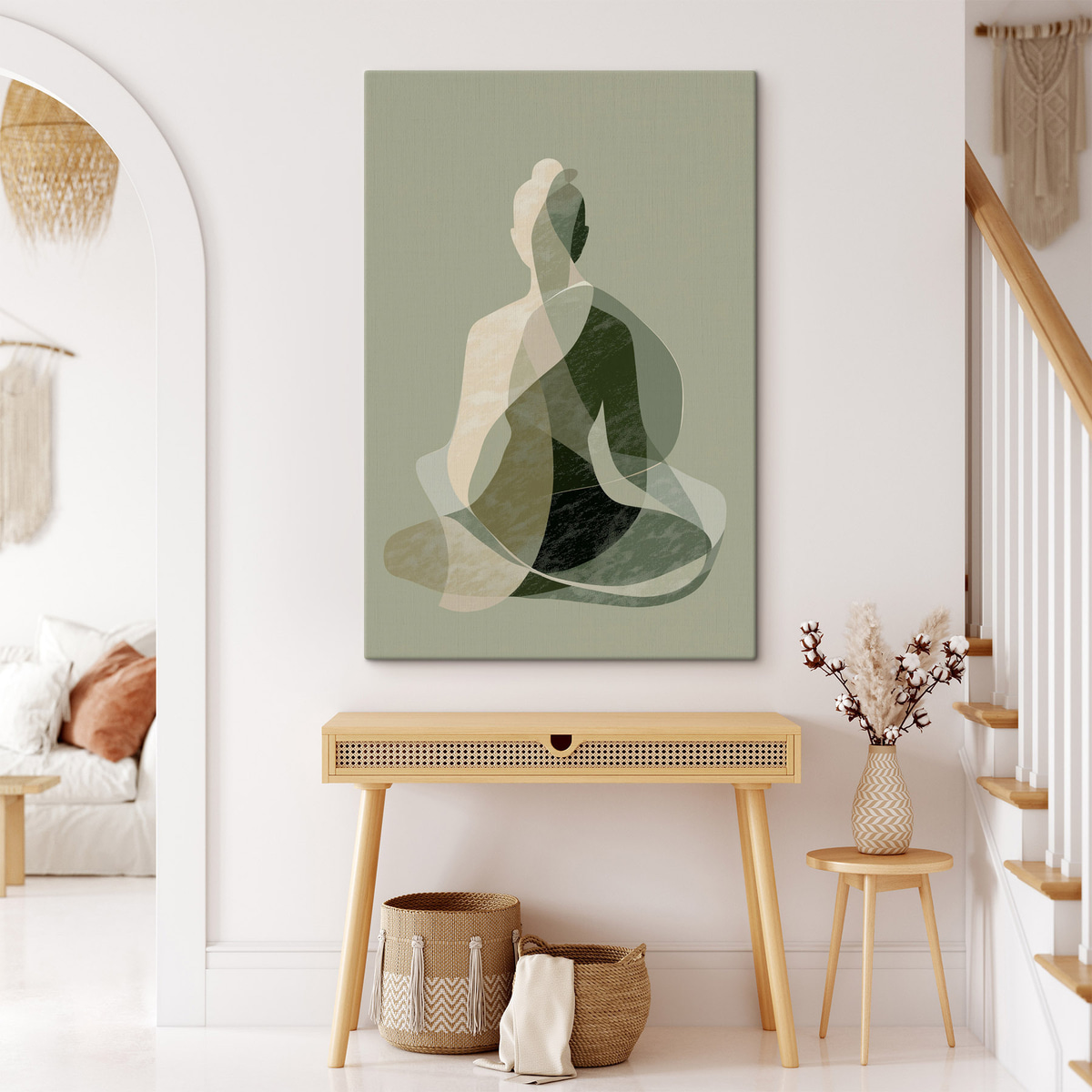 Yoga-figuur — interieur 1