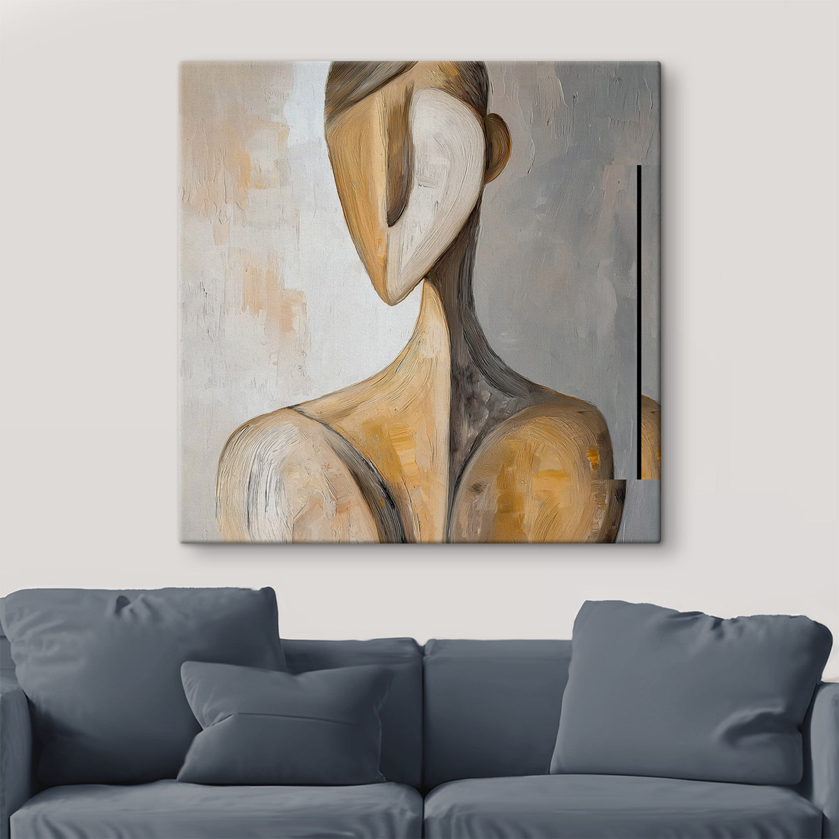 Abstracte weergave van de menselijke gestalte — interieur 2