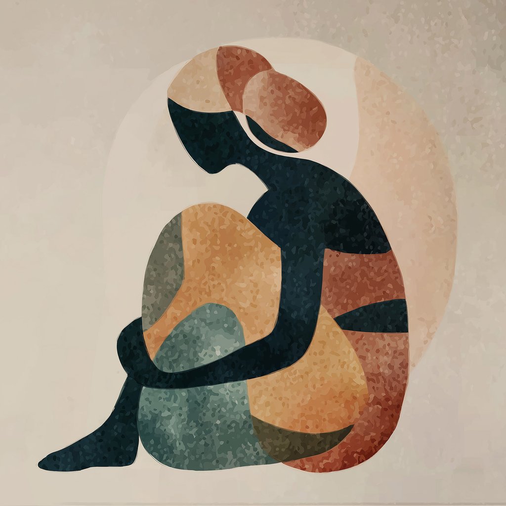 Abstract menselijke figuur — volledig ontwerp