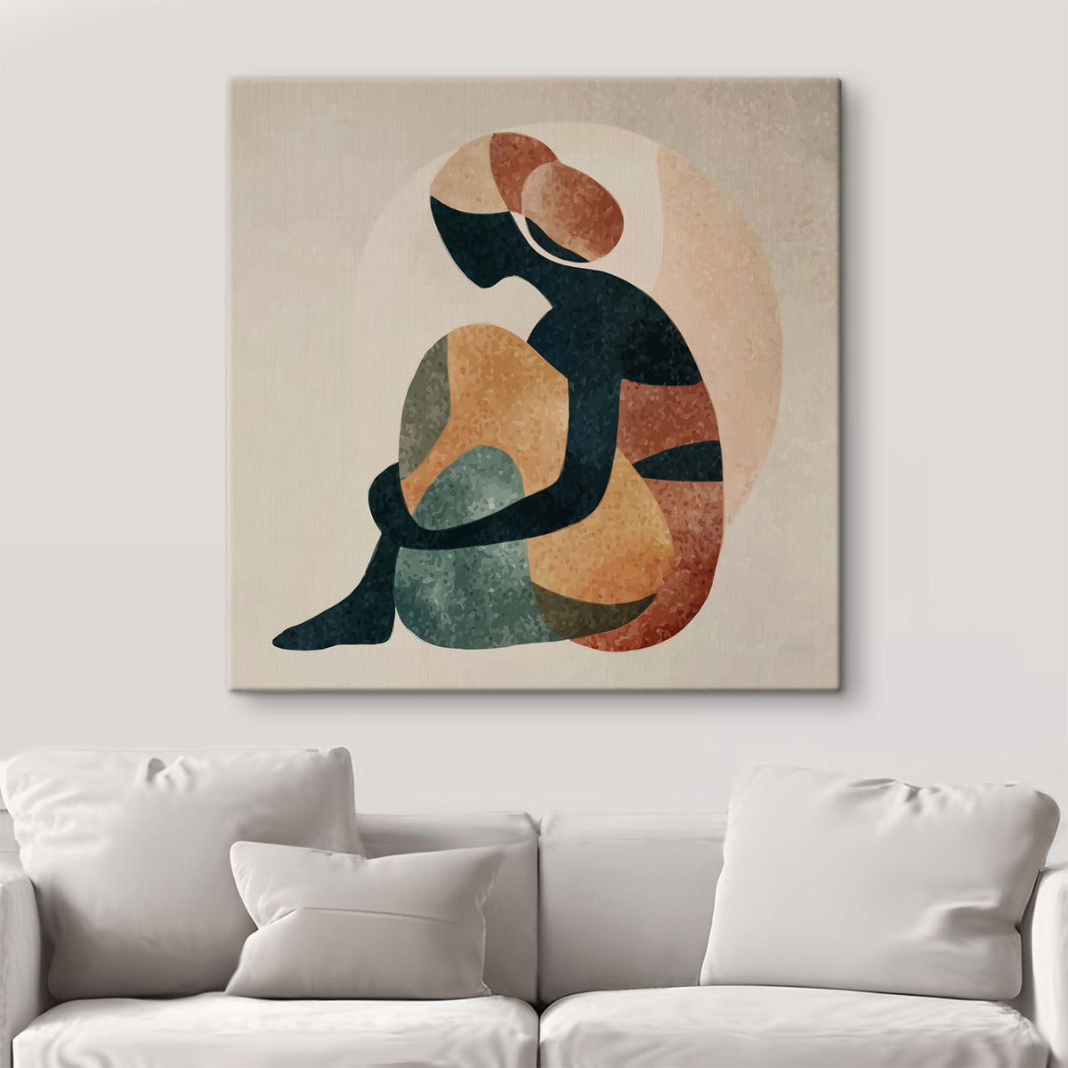 Abstract menselijke figuur — interieur 1