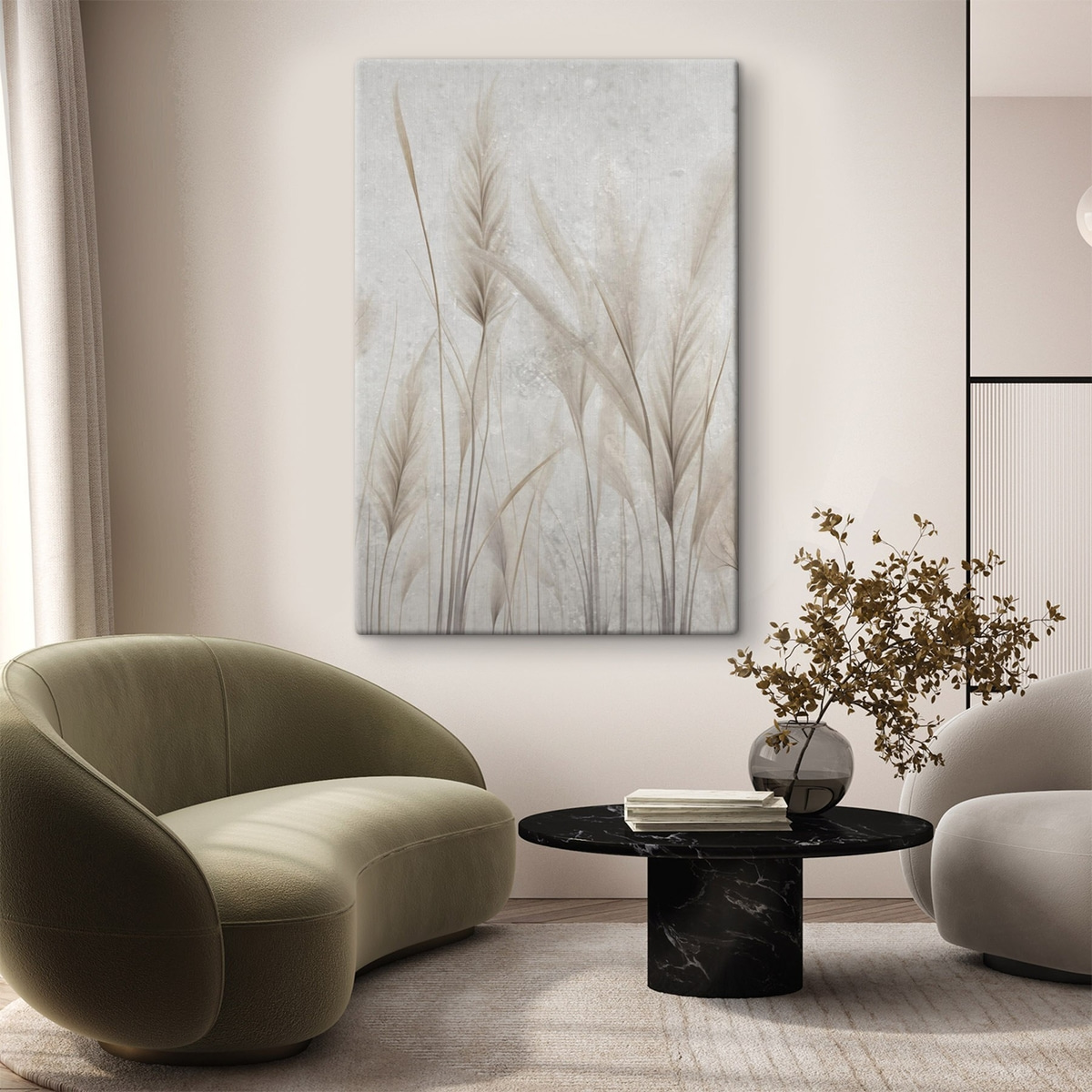 Wilde bloemen op een verouderde achtergrond — interieur 1