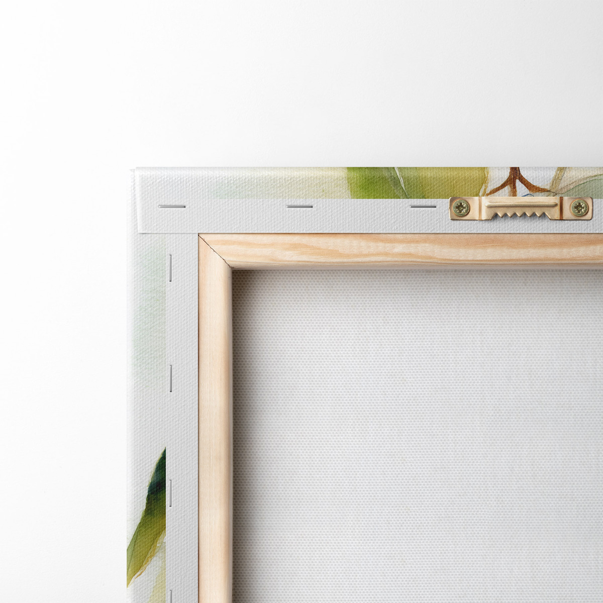 sappige gele peren in aquarelstijl — achterkant
