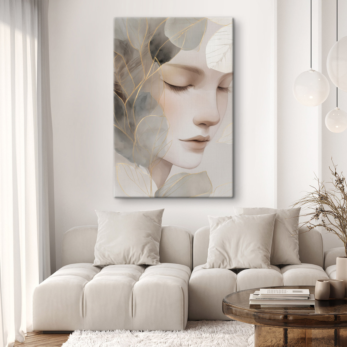 meisje in de bladeren — interieur 2