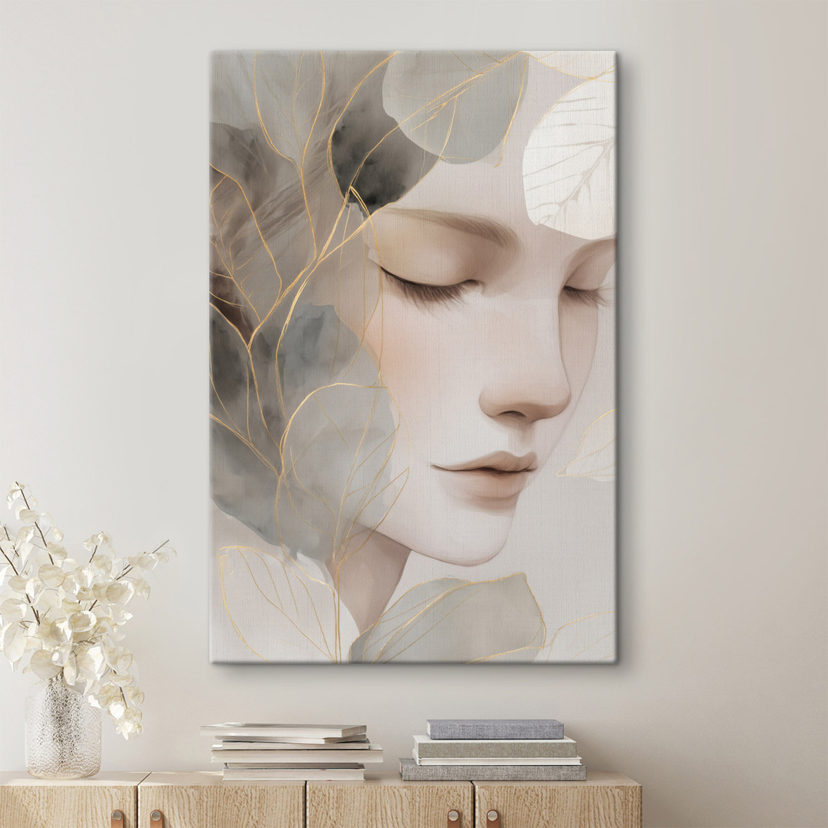 meisje in de bladeren — interieur 1