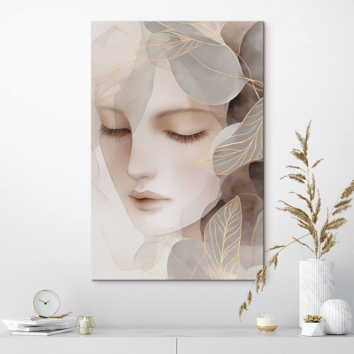 meisje in de bladeren — interieur 1