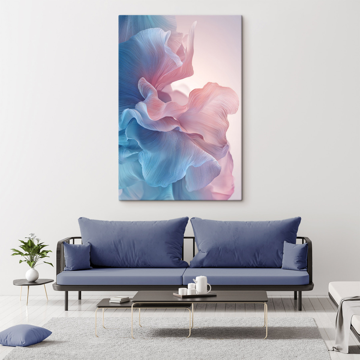 abstracte golven met volume-effect — interieur 2