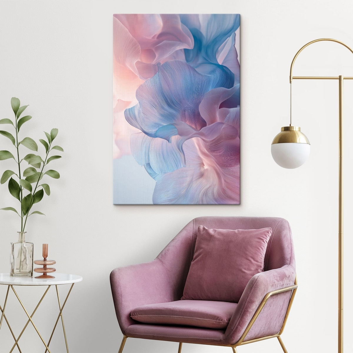 abstracte golven met volume-effect — interieur 2