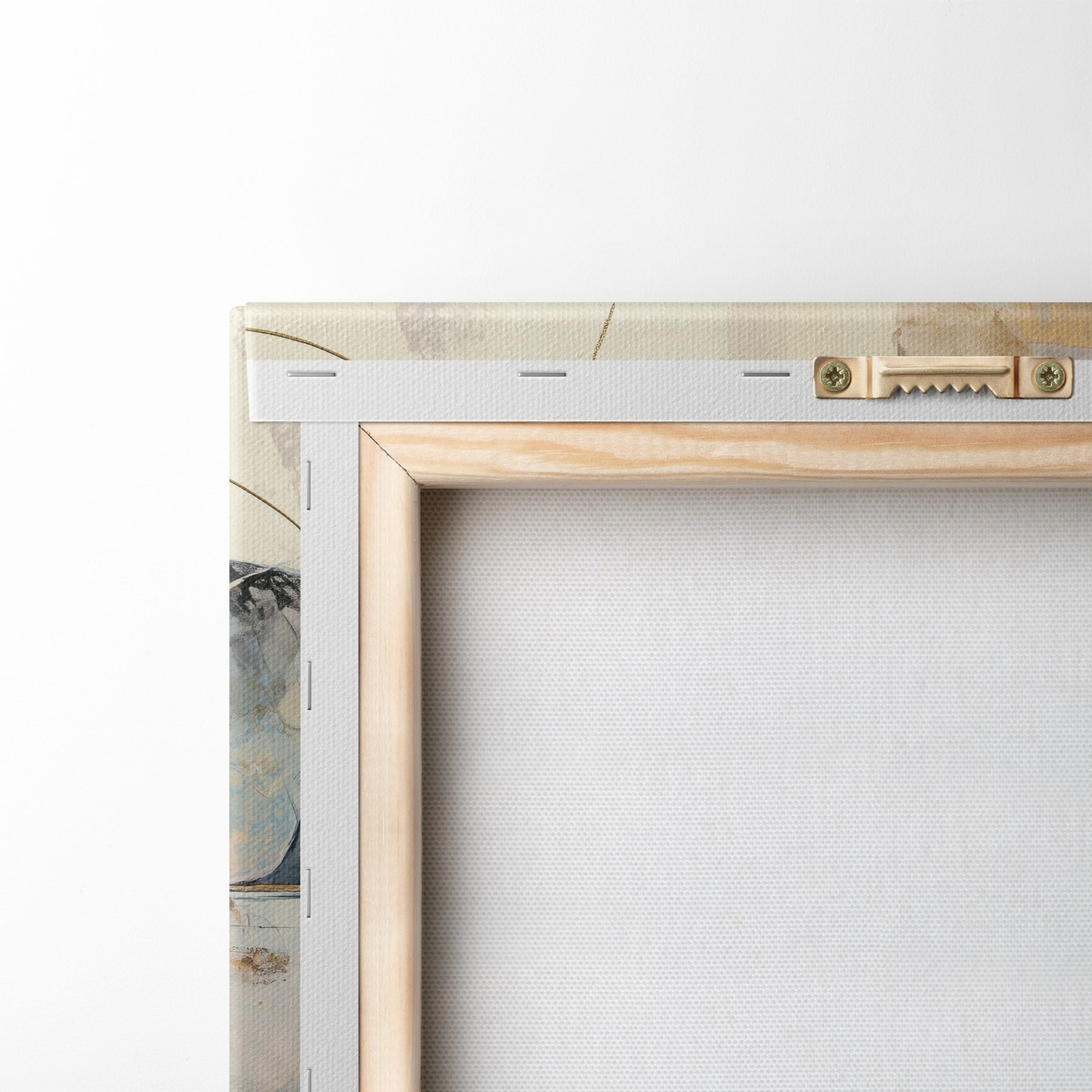 Harmonie van luchtkleuren en geometrische vormen in een minimalistische stijl — achterkant