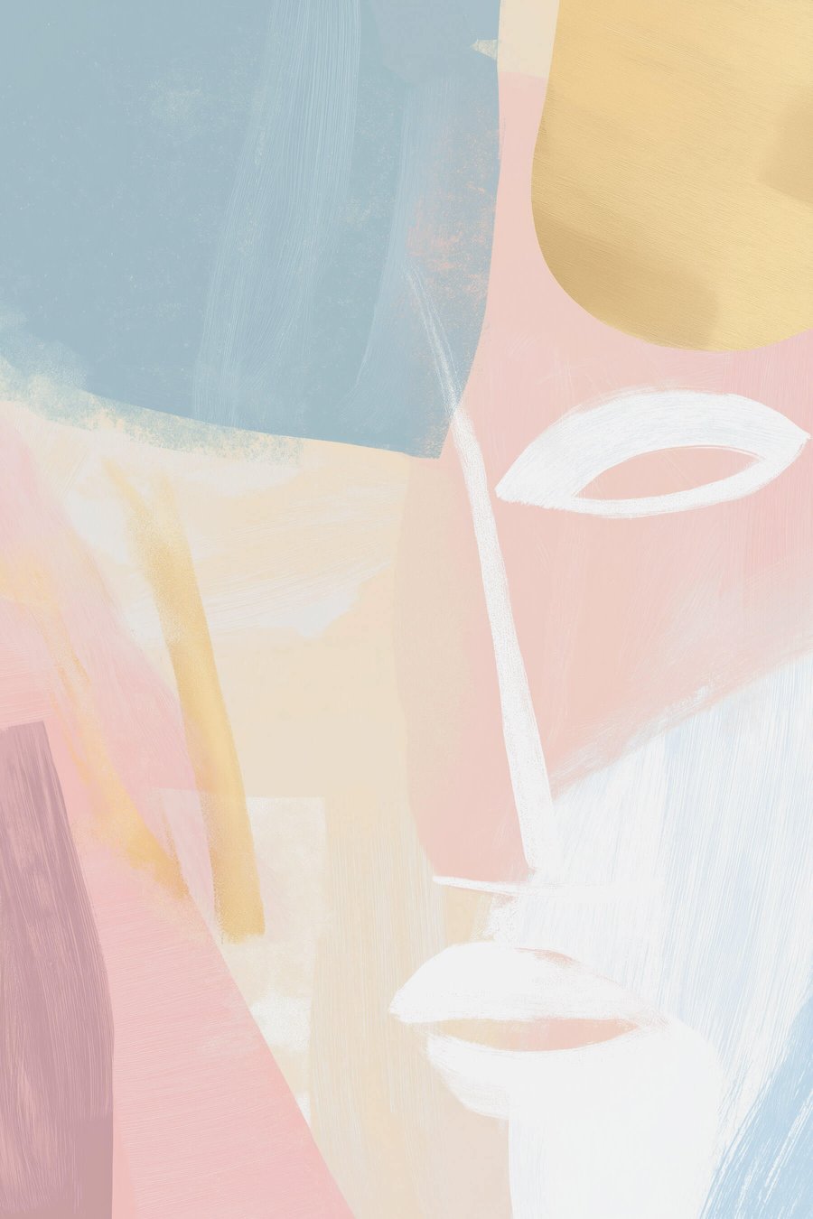 Abstract gezicht — volledig ontwerp