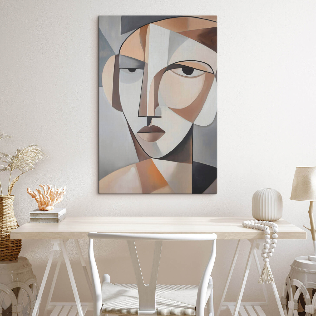 Een modern kubistisch portret — interieur 3