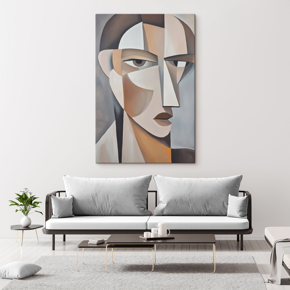 Een modern kubistisch portret — interieur 2