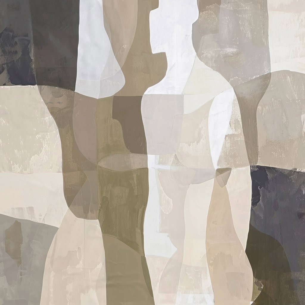 Abstract silhouet — volledig ontwerp