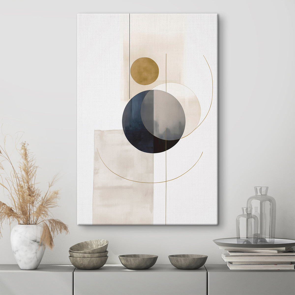 Abstract met cirkels — interieur 1