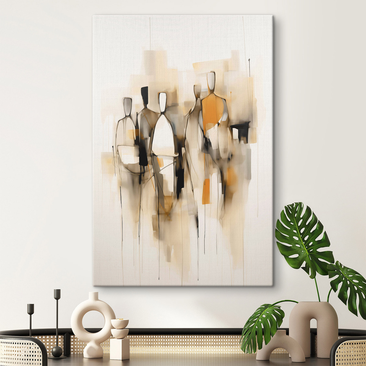 Abstracte silhouetten — interieur 3