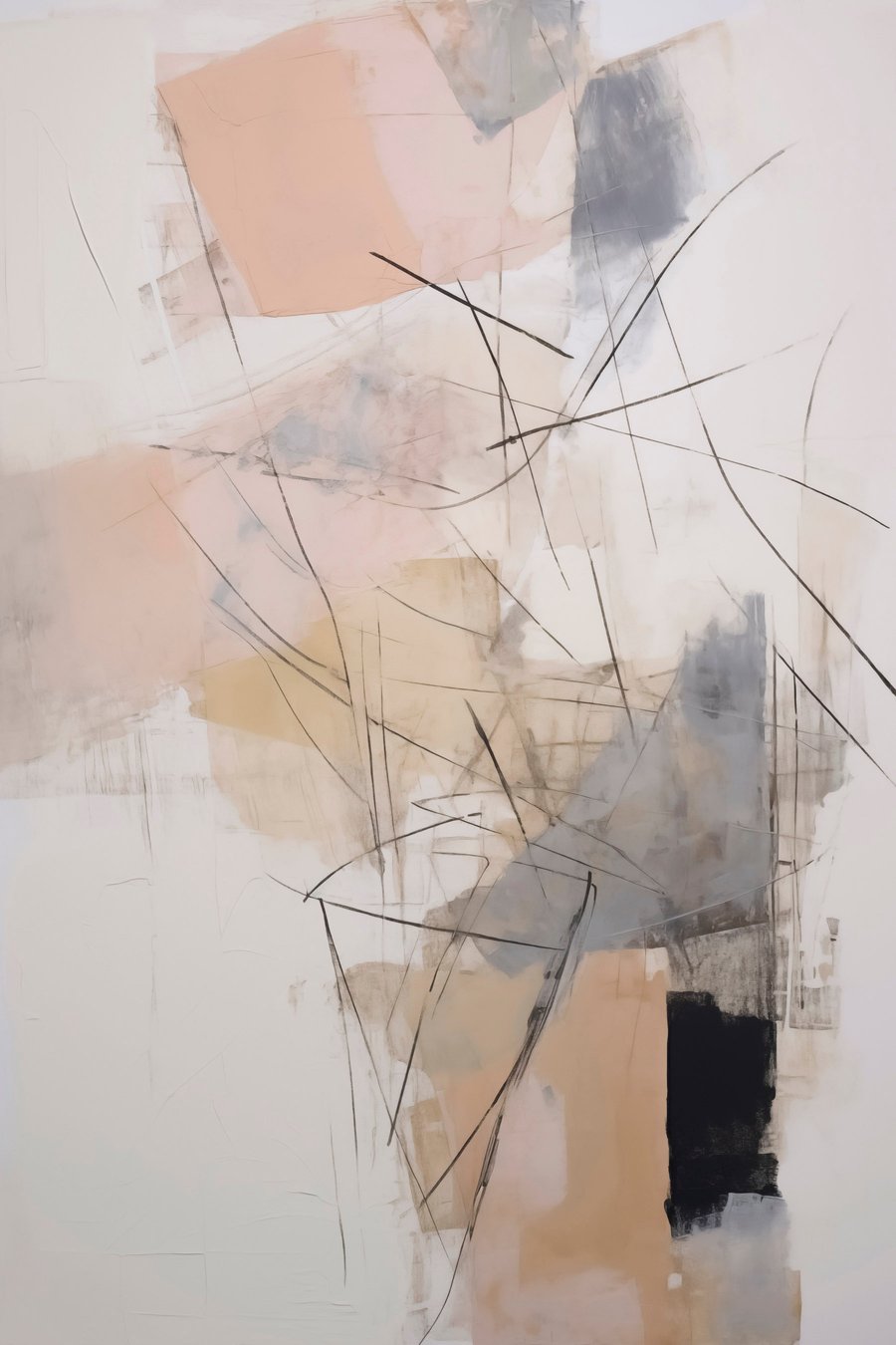 Chaotische moderne abstractie — volledig ontwerp