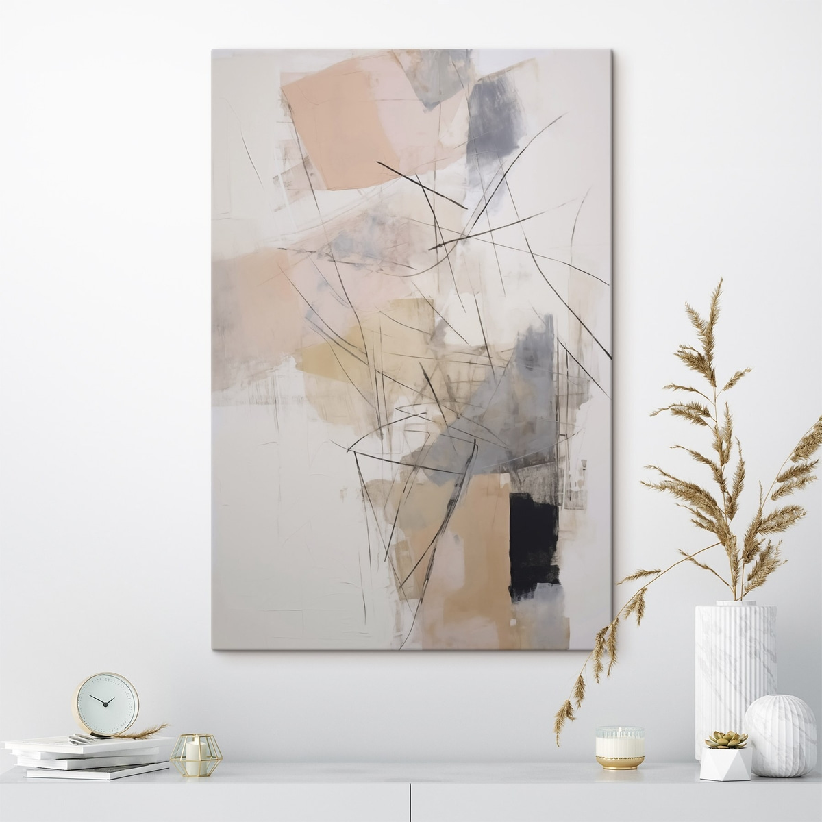 Chaotische moderne abstractie — interieur 2