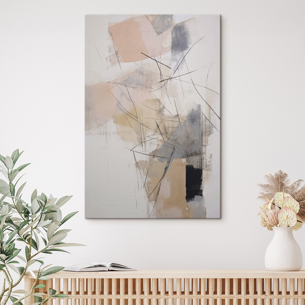 Chaotische moderne abstractie — interieur 1
