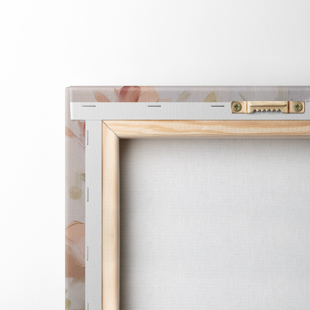 Een boeket bloemen imitatie van schilderij — achterkant