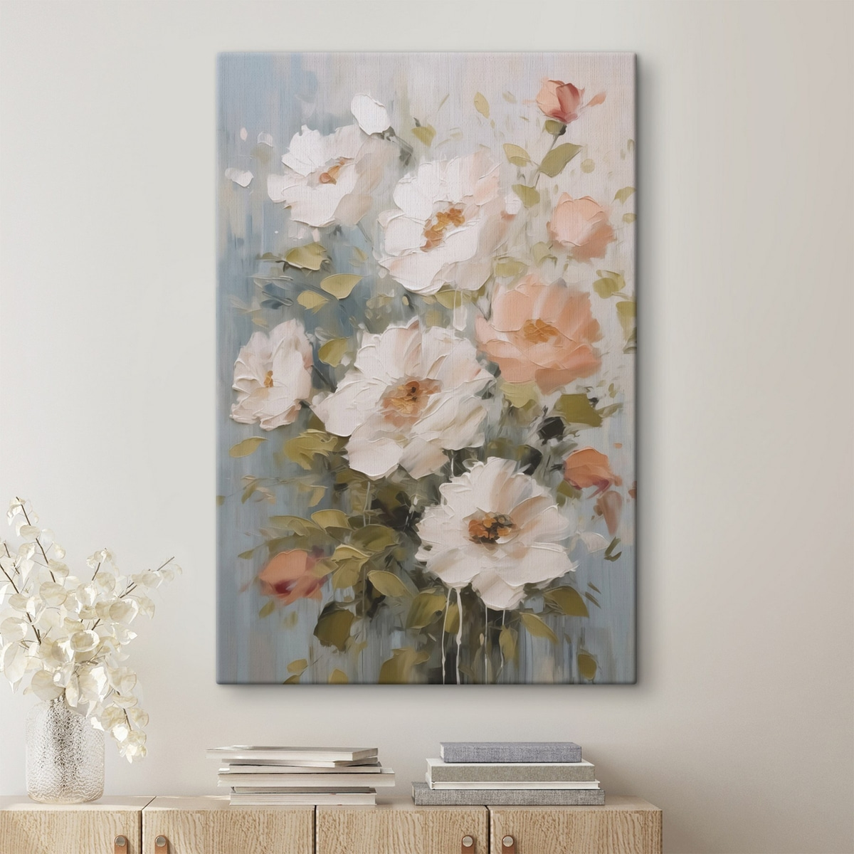 Een boeket bloemen imitatie van schilderij — interieur 2