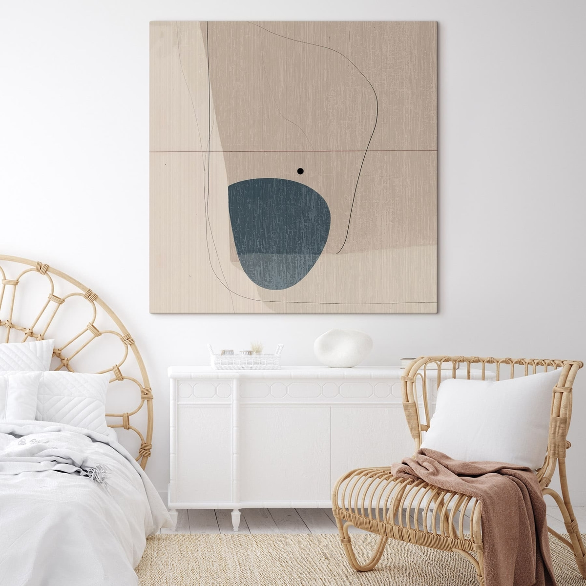 minimale abstracte compositie — interieur 1