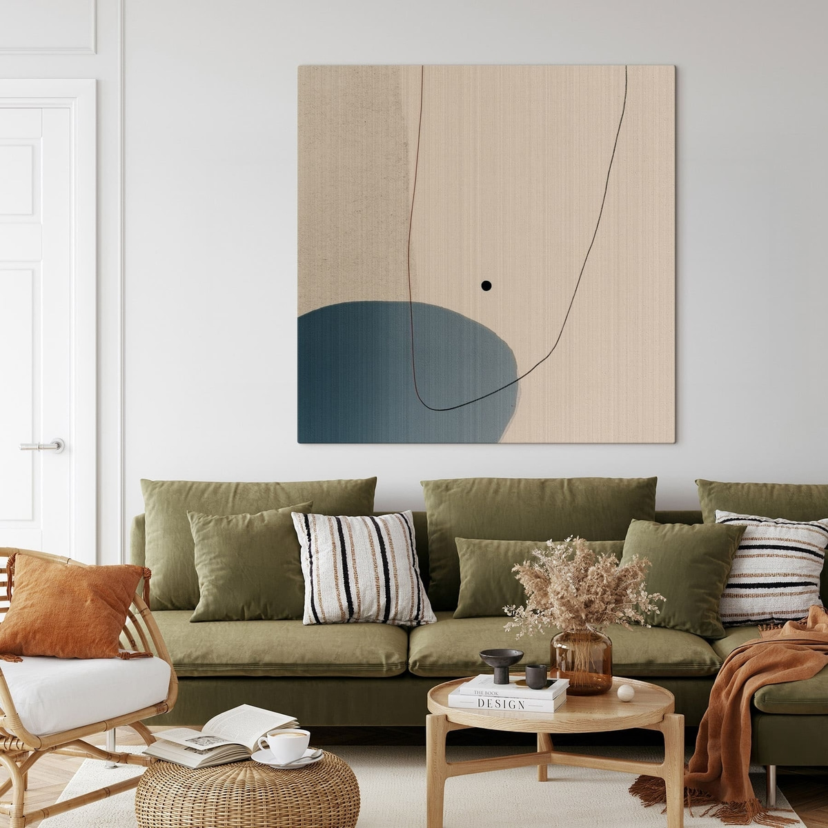 minimale abstracte compositie — interieur 2
