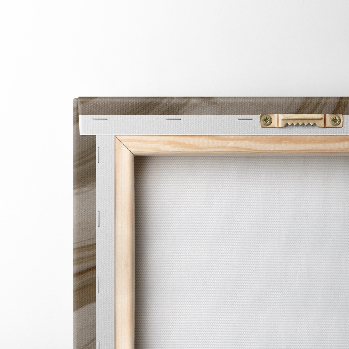Lichte en beige lijstwerk — achterkant