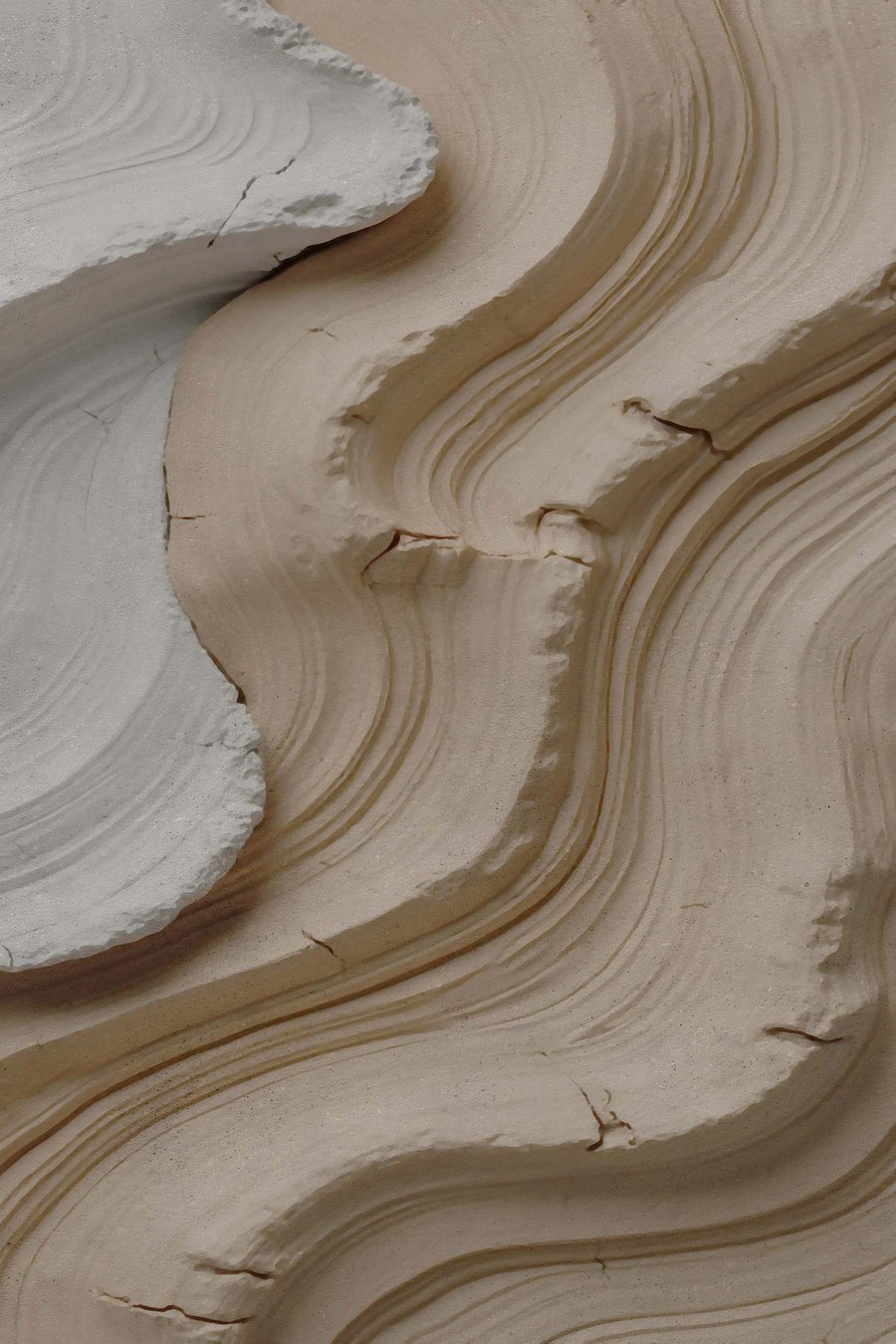 Imitatie van licht en beige lijstwerk — volledig ontwerp