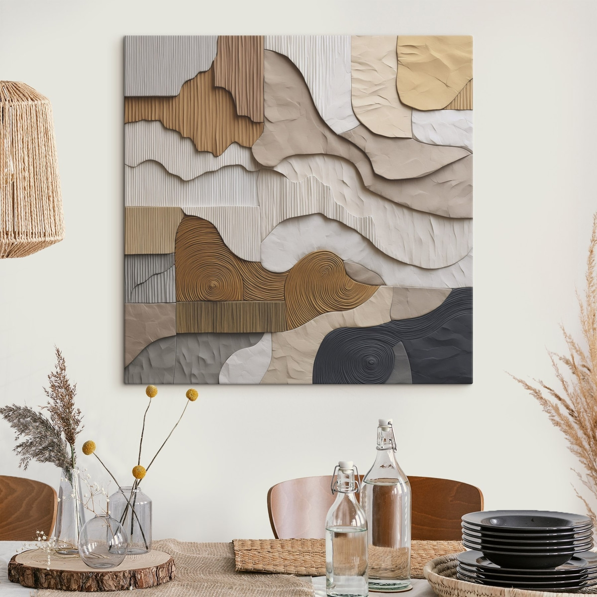 Abstracte samenstelling — interieur 1