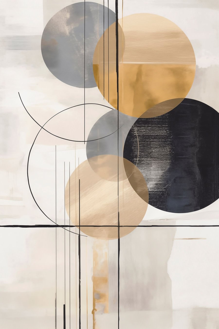 Abstract met cirkels — volledig ontwerp