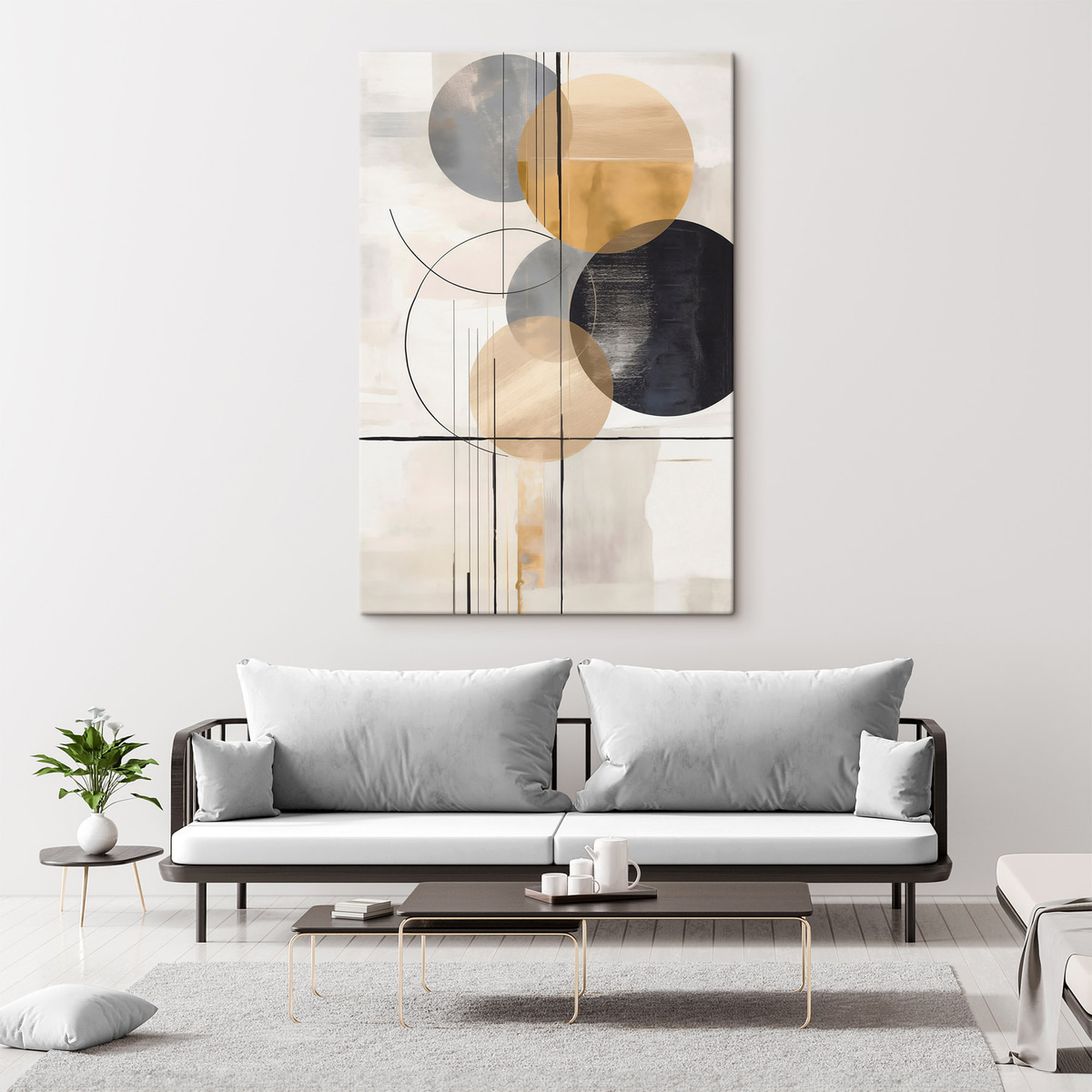 Abstract met cirkels — interieur 1