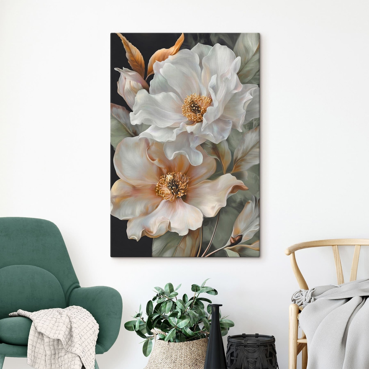 Grote bloemen — interieur 2